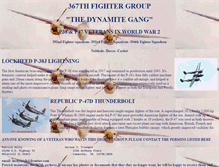 Tablet Screenshot of 367thfightergroup.com